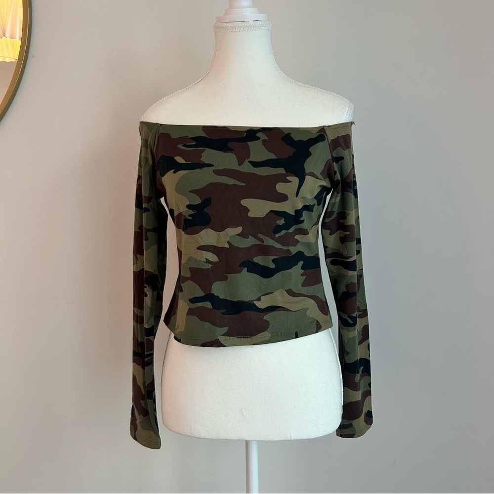 GUESS CAMO TOP